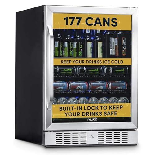 NewAir 177 Can Stainless Steel Beverage Cooler