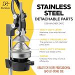 Eurolux Cast Iron Manual Citrus Juicer