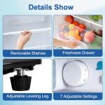 Cucina Magica 8.5 cu.ft Dual-Door Refrigerator