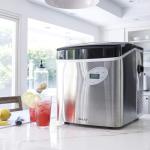 Newair 50 lb Portable Ice Maker - Stainless Steel