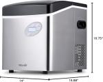 Newair 50 lb Portable Ice Maker - Stainless Steel