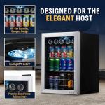 NewAir Mini Beverage Cooler, 90 Can Capacity
