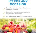 Newair 50 lb Portable Ice Maker - Stainless Steel