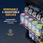 NewAir Mini Beverage Cooler, 90 Can Capacity