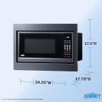 Summit 1.2 cu.ft. Built-in Microwave - Stainless Steel