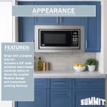 Summit 1.2 cu.ft. Built-in Microwave - Stainless Steel