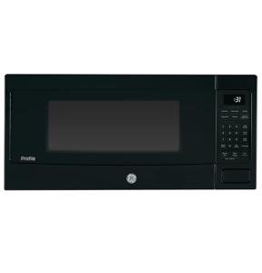 GE Profile 1.1 Cu Ft Black Countertop Microwave