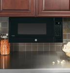 GE Profile 1.1 Cu Ft Black Countertop Microwave