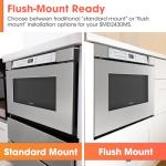 Sharp 24" Stainless Steel Integrated Microwave Oven