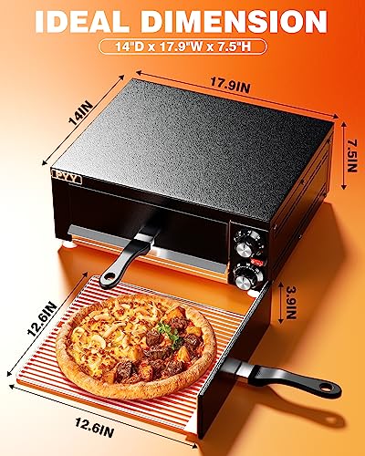Stainless Steel Electric Pizza Oven for Home Use