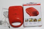 Nostalgia MyMini Compact Red Sandwich Maker