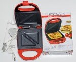 Nostalgia MyMini Compact Red Sandwich Maker