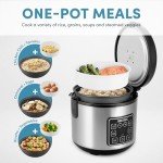 Aroma 8-Cup Digital Rice Cooker & Food Steamer