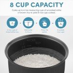 Aroma 8-Cup Digital Rice Cooker & Food Steamer