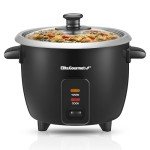 Elite Gourmet Electric Rice Cooker, 6 Cups Capacity