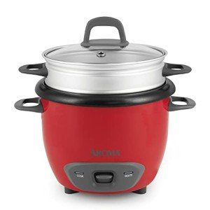 6-Cup Nonstick Rice Cooker and Food Steamer