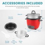 6-Cup Nonstick Rice Cooker and Food Steamer