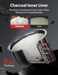 Toshiba 3-Cup Rice Cooker with LCD Display