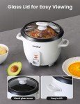 COMFEE' 6-Cup Rice Cooker with Non-Stick Bowl