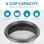 6-Cup Nonstick Rice Cooker and Food Steamer