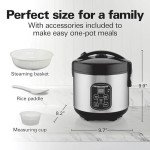 Hamilton Beach 4-Cup Rice Cooker with Steam Basket