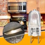 Halogen Light Bulb for GE Microwave - 2 Pack