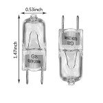 GE Microwave Halogen Bulb Replacement - 4-Pack