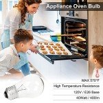 High-Temperature 40W A15 Oven Light Bulb