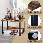 MARTY Rustic Brown Kitchen Organizer Cabinet Shelf