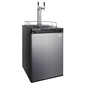 Kegco Digital Homebrew Kegerator with 2 Faucets