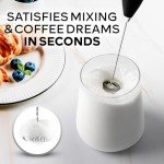 Zulay Handheld Milk Frother for Creamy Beverages