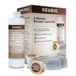 Keurig Brewer Maintenance Kit with Descaling Solution