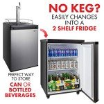 Kegco K209 Stainless Steel Kegerator with Faucet