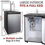 Kegco Digital Homebrew Kegerator with 2 Faucets