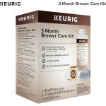 Keurig Brewer Maintenance Kit with Descaling Solution