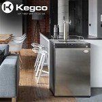 Kegco Digital Homebrew Kegerator with 2 Faucets