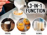 Zulay Handheld Milk Frother for Creamy Beverages