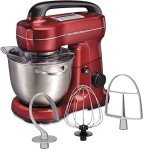 Hamilton Beach Stand Mixer in Metallic Red