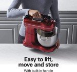 Hamilton Beach Stand Mixer in Metallic Red