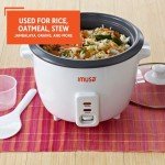 IMUSA 5-Cup Electric Nonstick Rice Cooker, White