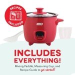 DASH Mini Rice Cooker & Steamer, 0.5 Quart