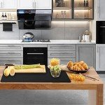 Large Heat Resistant Silicone Counter Mat, Black
