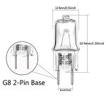 GE Microwave Oven Light Bulb 4-Pack Replacement