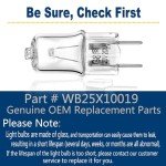 GE Microwave Oven Light Bulb 4-Pack Replacement