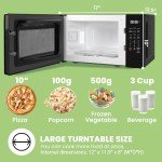 COMFEE 0.7 cu.ft Countertop Microwave Oven, 700W