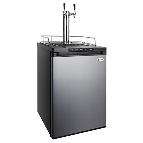 Kegco 24" Dual Tap Stainless Steel Kegerator