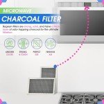 GE Microwave Charcoal Filter Replacement 2-Pack