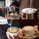 Stainless Steel Milk Frothing Pitcher Set