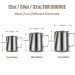 Stainless Steel Milk Frothing Pitcher Set