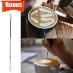 Stainless Steel Milk Frothing Pitcher Set